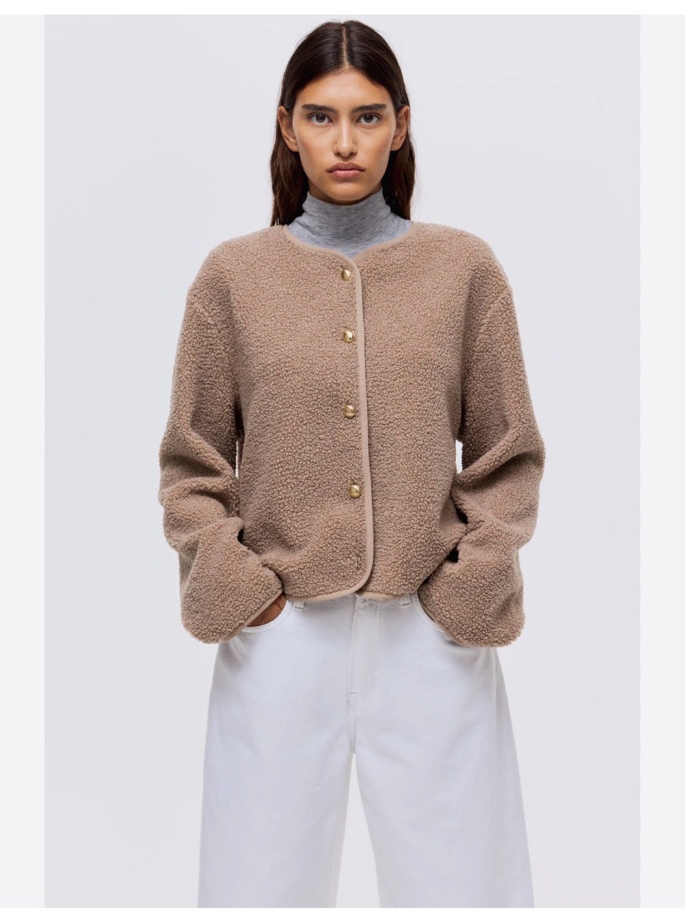 H&M Teddy Fleece Jacket